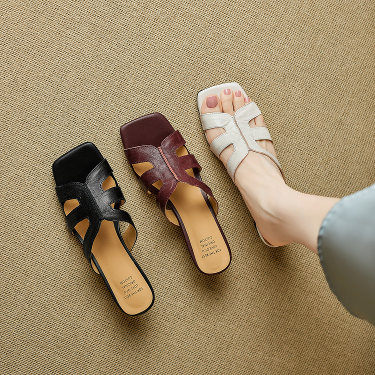 Women's One-Strap Slide Sandals with Stiletto Heel - Summer 2026
